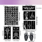 Complete 3-kleuren henna tattoo set