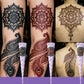 Complete 3-kleuren henna tattoo set