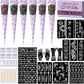 Complete 3-kleuren henna tattoo set