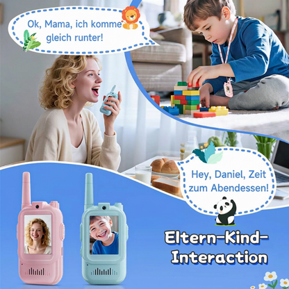 📹 Video-walkietalkies voor kinderen – Live videochat & 3 leuke stemeffecten