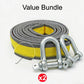 📢📢50% KORTING !! ⏰ 8-tons sleepkabel met U-vormige schakels