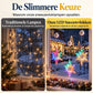 Op batterijen werkende LED-kerstverlichting voor ramen