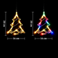 Op batterijen werkende LED-kerstverlichting voor ramen