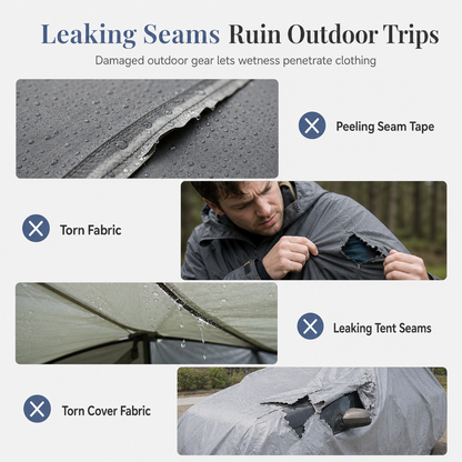 📢📢 50% KORTING! 💧 Waterdichte naadafdichtingstape – Door hitte geactiveerde TPU-reparatietape voor jassen, tenten en outdooruitrusting ✨