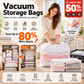 ⏳Alleen vandaag: uitverkoop!🏆🧳Vacuümopbergzakken zonder pomp – Drukken en sluiten, geen pomp nodig. Bespaart 80% ruimte en houdt kleding droog en stofvrij. Ideaal voor volumineus beddengoed en seizoensspullen. 🛏️🗄️